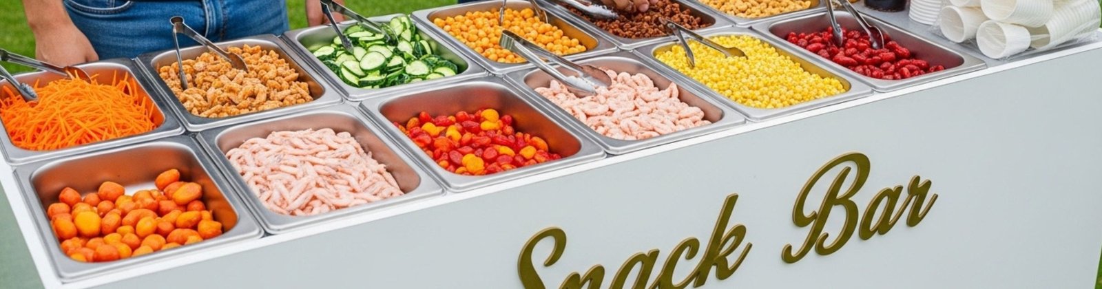 barra de snacks para fiestas