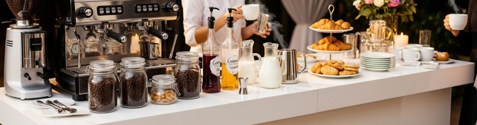 Barra de cafe | Coffe break para eventos | Cafe para eventos