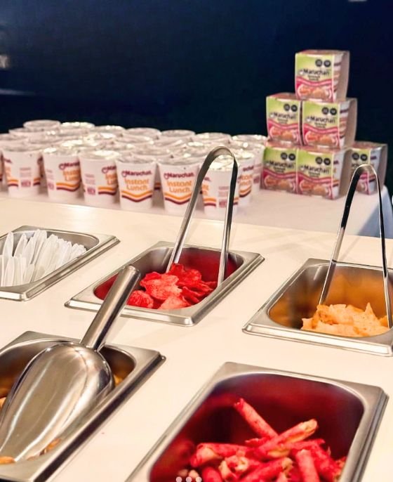 Barra de maruchan para fiestas