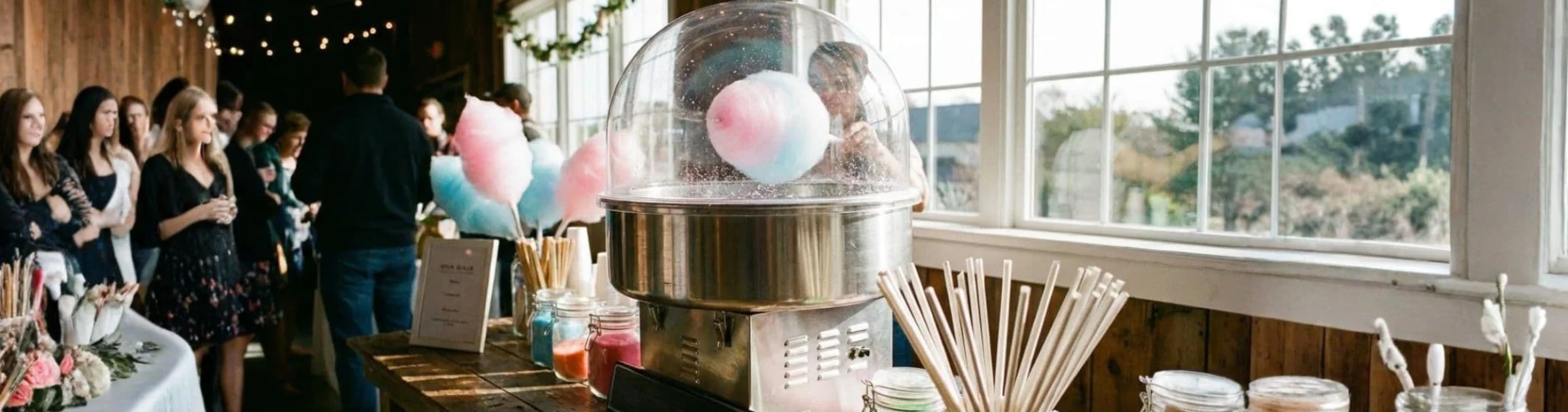 estación de algodones de azúcar