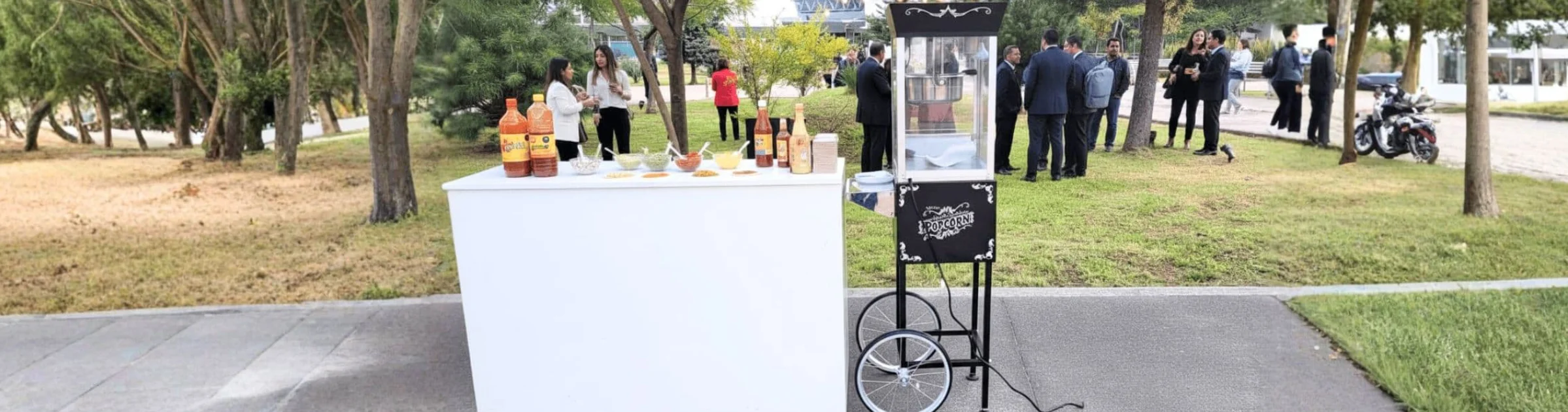 Maquina de palomitas para eventos