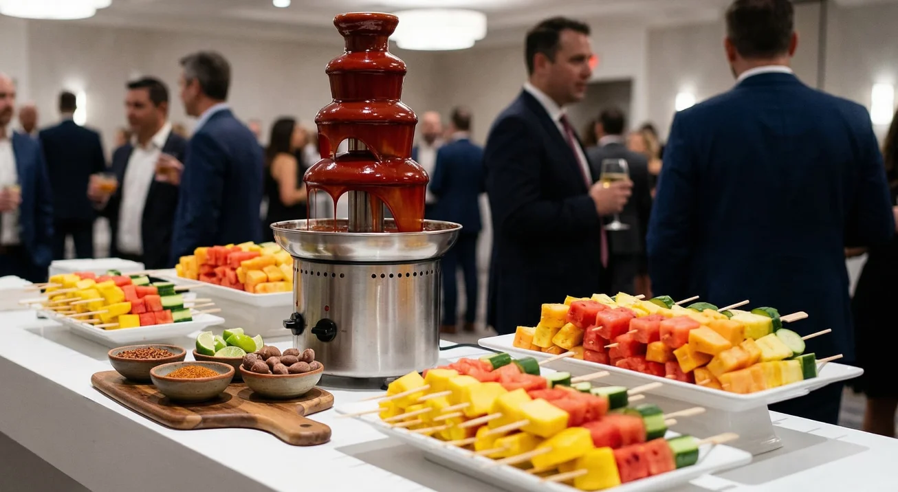 fuente de chamoy para fiestas