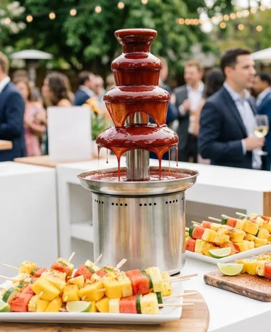 fuente de chamoy para eventos