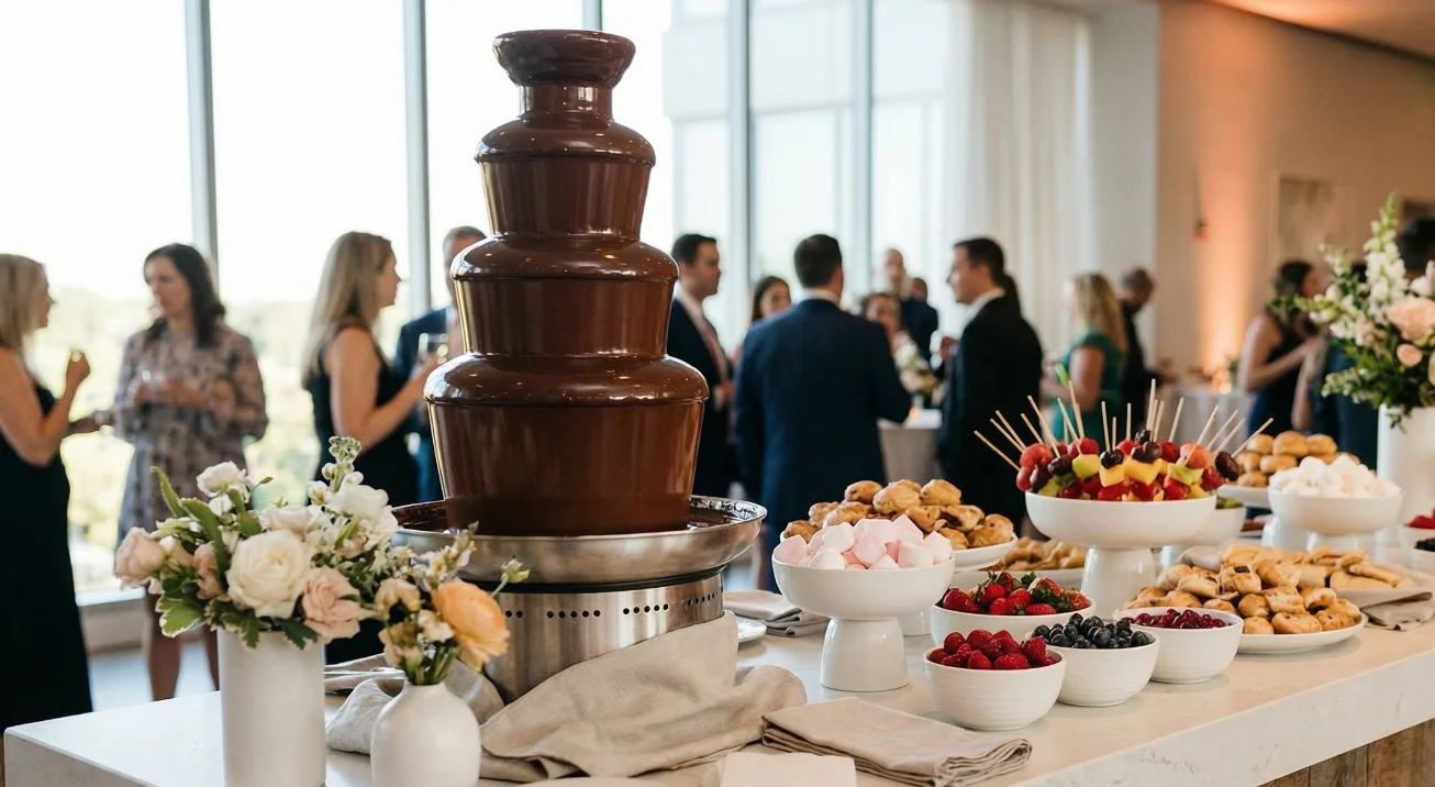 fuente de chocolate para eventos