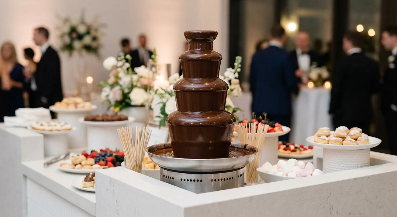 fuente de chocolate para eventos