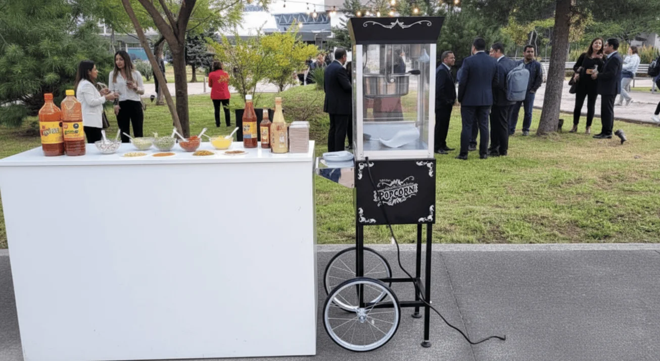 maquina de palomitas para eventos
