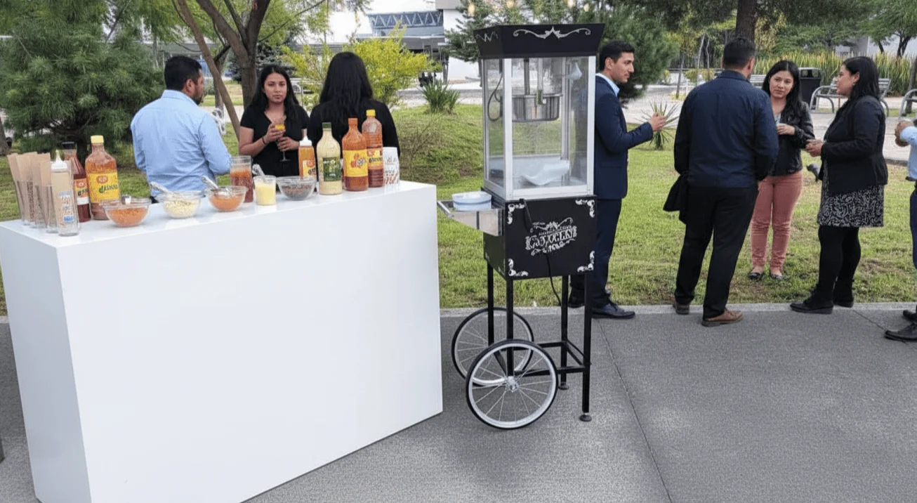 maquina de palomitas para eventos