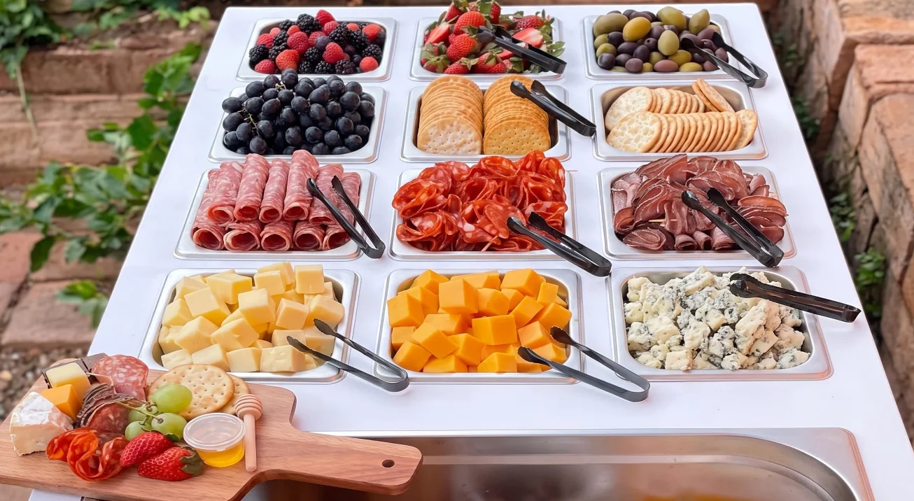 barra de charcuteria para eventos