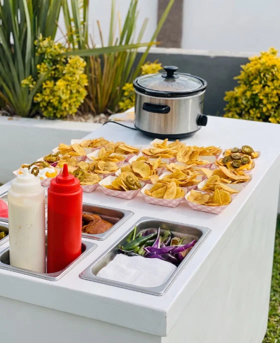 barra de nachos para fiestas 