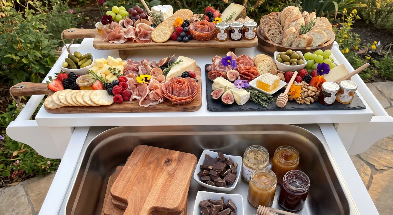 barra de charcuteria para eventos
