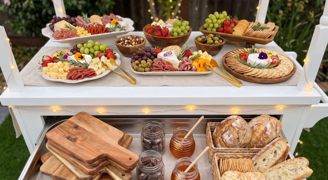 barra de charcuteria para eventos